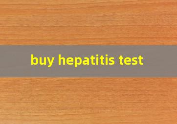  buy hepatitis test